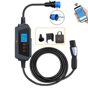 Зарядка Tesla для электромобиля Feyree 32А 7кВт - Tesla (NACS) Hero EV-H8 Wi-Fi