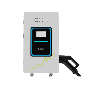 Швидка зарядна станція CCS-2 40кВт 3 фази з Wi-Fi додатком - SOH DC Wallbox CCS-2