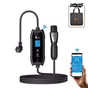 Зарядка Tesla для электромобиля Feyree 16А 3,5кВт - Tesla (NACS) Flying Cat EV-F9 Wi-Fi