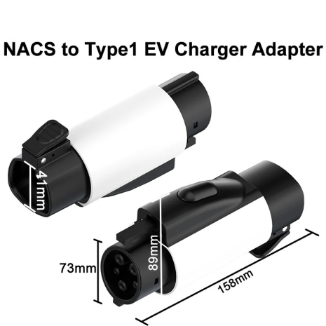Переходник с Tesla (NACS) на TYPE 1  - Фото №10