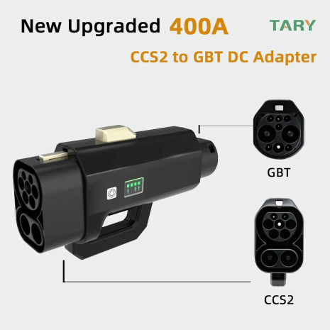 Переходник быстрой зарядки для авто из Китая CCS2-GBT DC 400A с Bluetooth - TARY - Фото №12